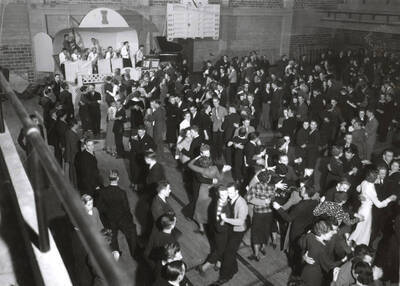 Students celebrate the Homecoming game and festivities at the homecoming dance.