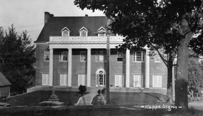Kappa Sigma house on the northeast corner of Blake and Sweet Avenues.