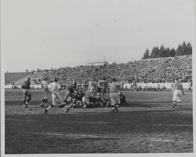 The ref signal first-down as Idaho gets stopped on an inside run.