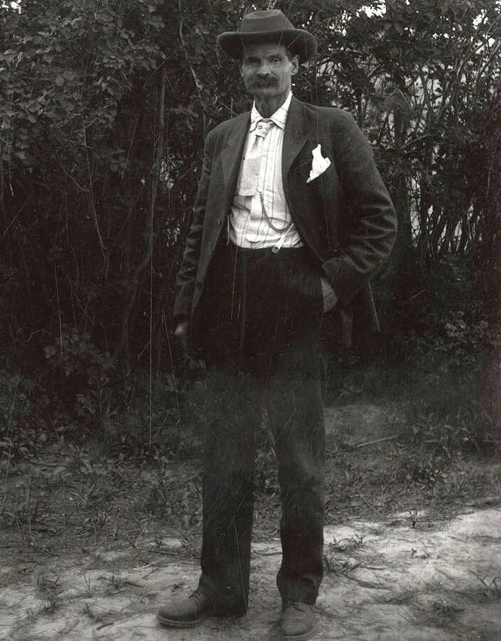 A photograph of an unknown man.
