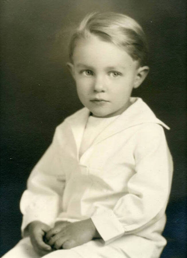 Portrait of Max Davis as a child