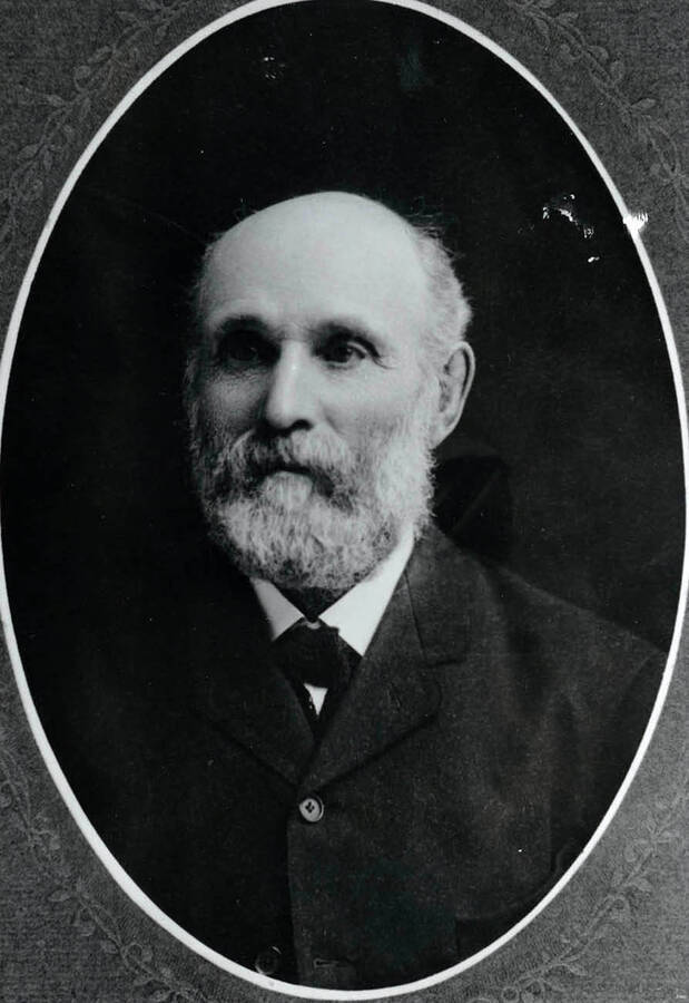 Formal portrait of Edward S. Allen, Bertha Nirks Father