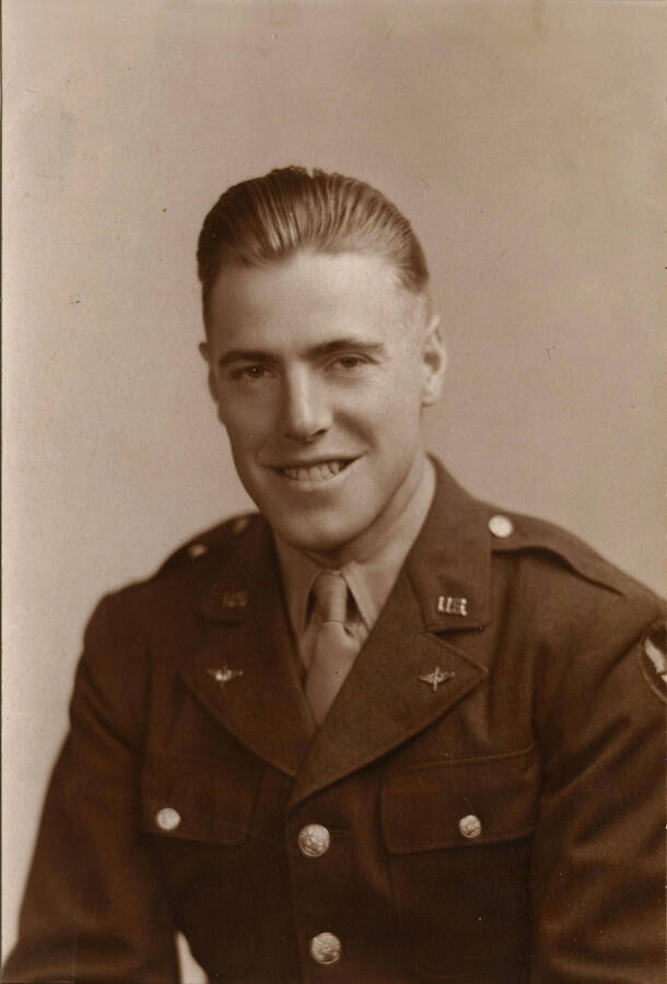 Edwin Larson in US Army Uniform