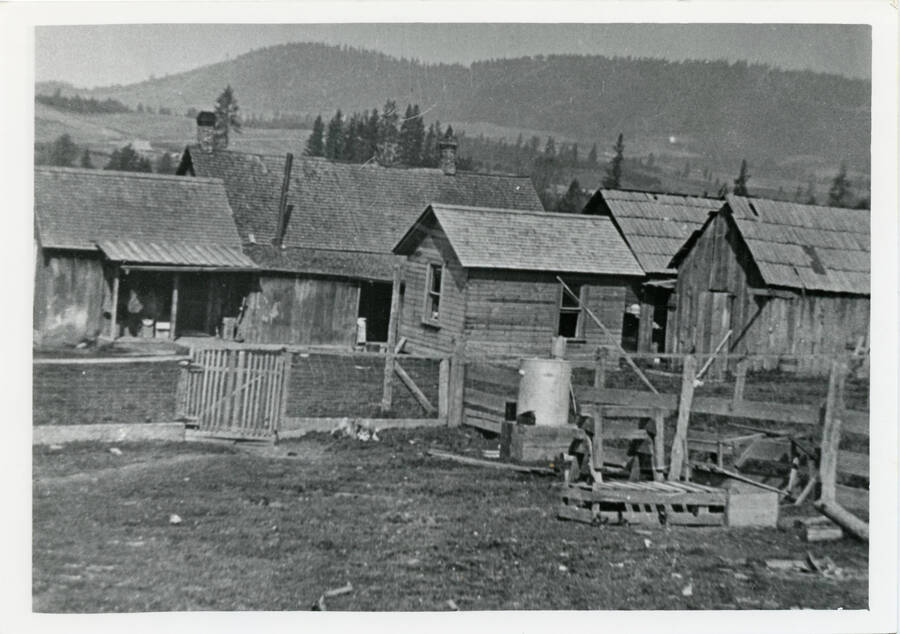The John Nirk Place north of Potlatch in 1911
