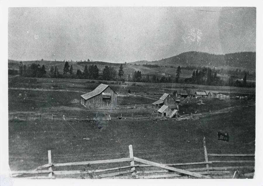 The John Nirk place north of Potlatch about 1911