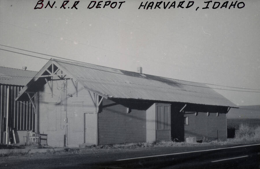 The depot at Harvard, Idaho.