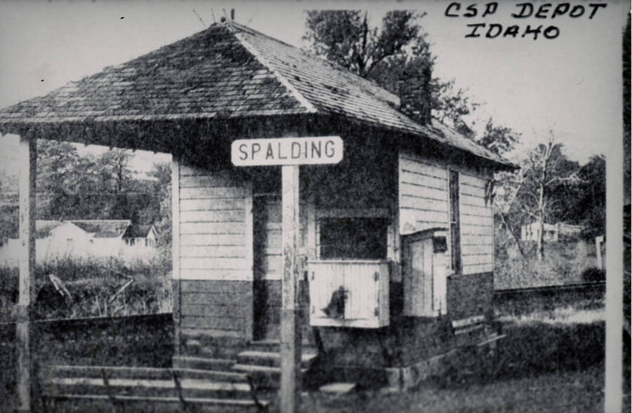 The depot at Spalding, Idaho.