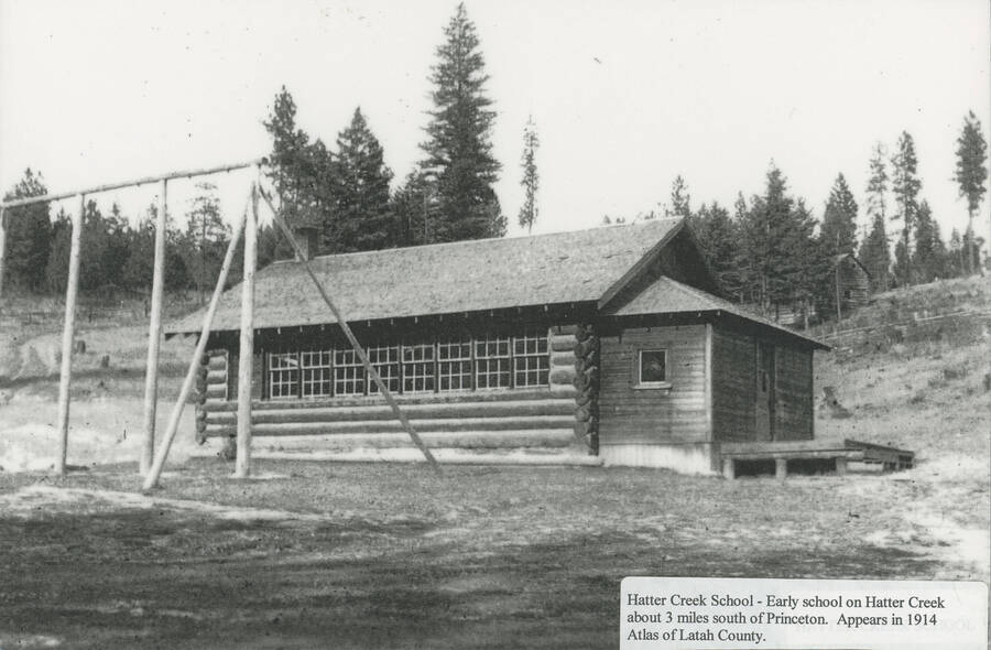 The Hatter Creek school was an early school on Hatter Creek about three miles south of Princeton, Idaho. It appears in the 1914 Atlas of Latah County.
