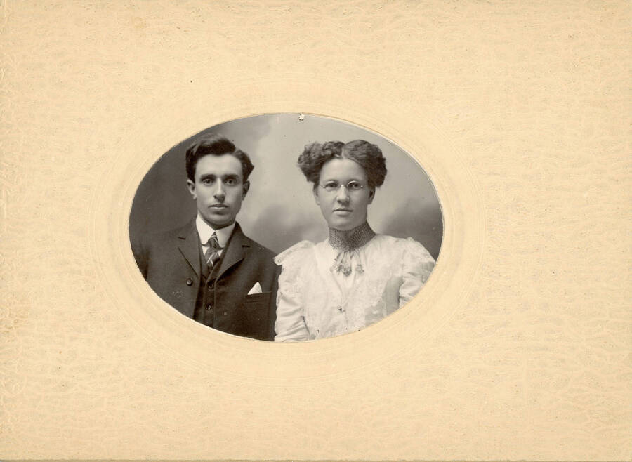 Portrait of Mr. and Mrs. Jerome Cross.