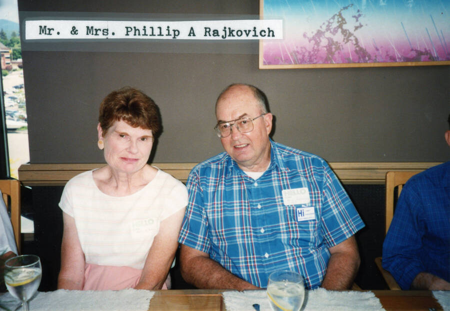 Photograph of Mr. and Mrs. Phillip A. Rajkovich.