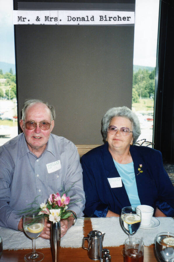 Photograph of Mr. and Mrs. Donald Bircher.