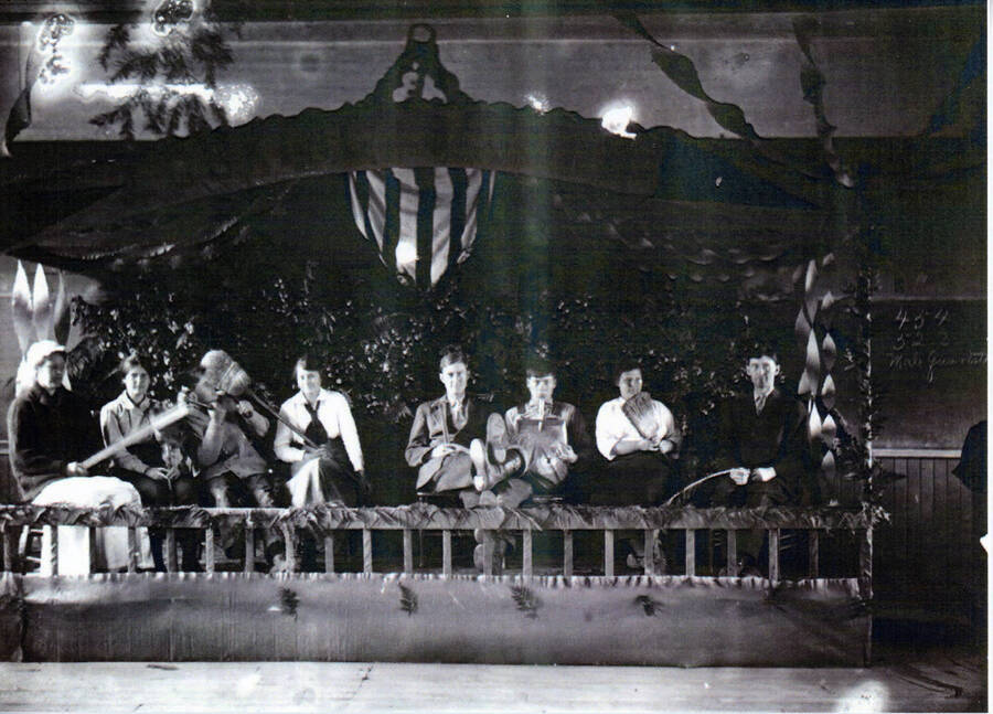 Photograph of the Palmer Family Band.