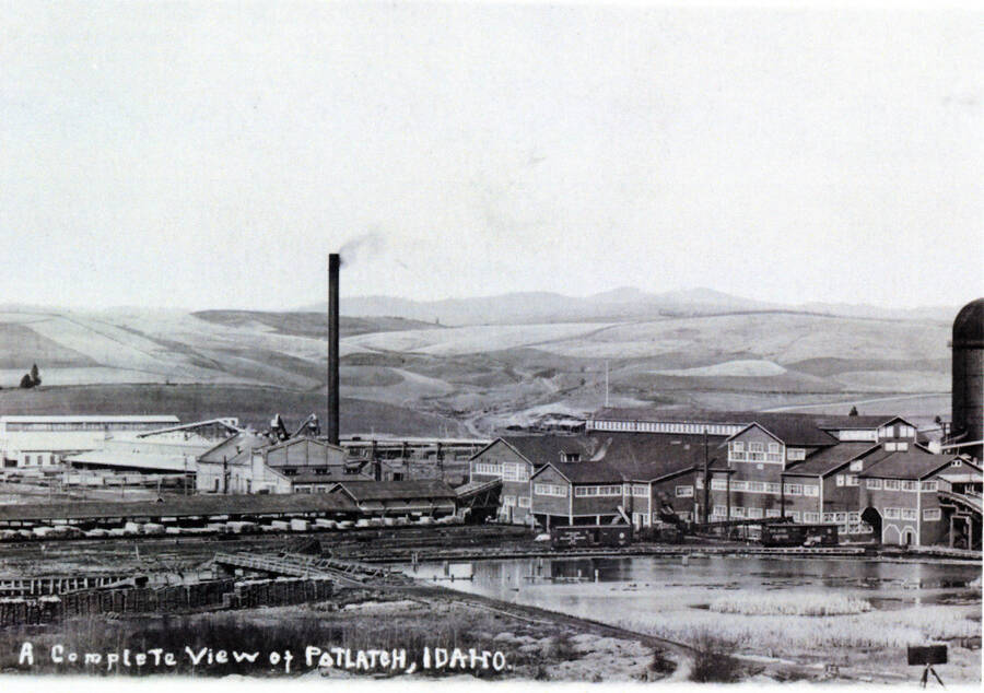 Photograph of the Potlatch Mill.