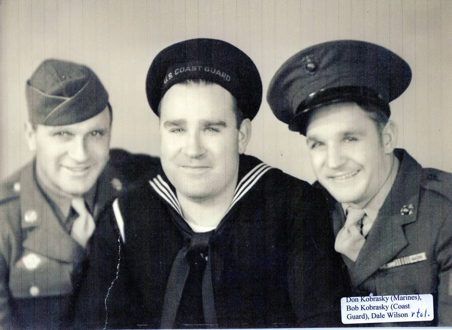Photograph of Don Kobrasky, Bob Kobrasky, and Dale Wilson.