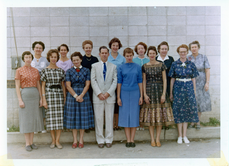 Photograph of Teachers at the Potlatch, Idaho Elementary School.
