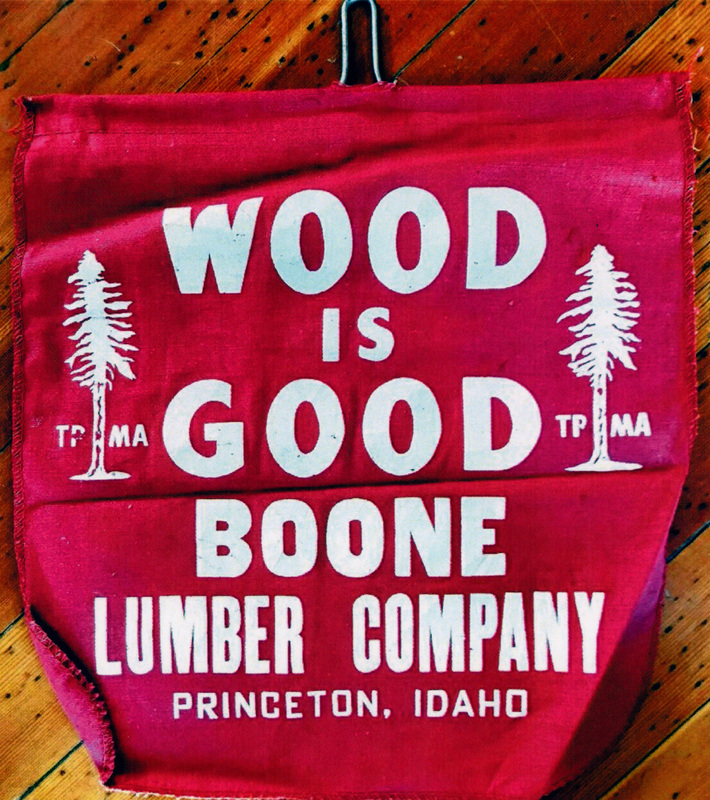 Banner "Wood is Good" Boone Lumber Company.