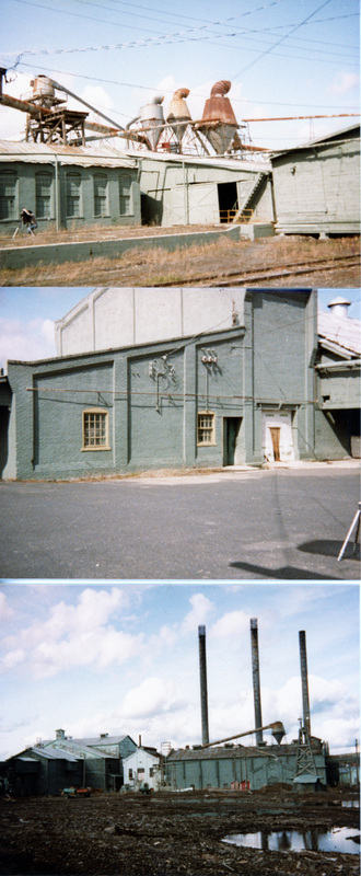 Photograph of the power house at the Potlatch Mill.
