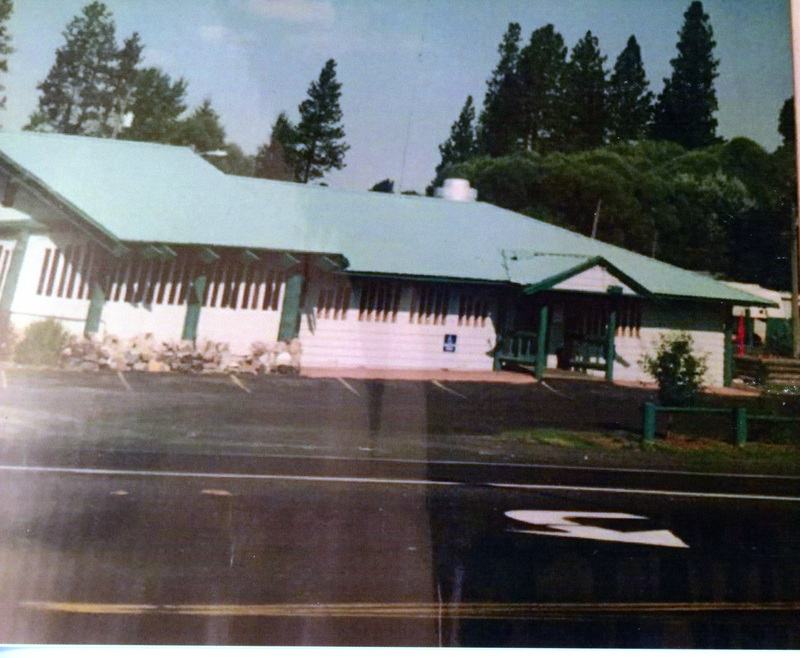 Photograph of Wolf Lodge at the Potlatch Y (1970s) Later Y Steak House, Lone Jack, and Road Runner.