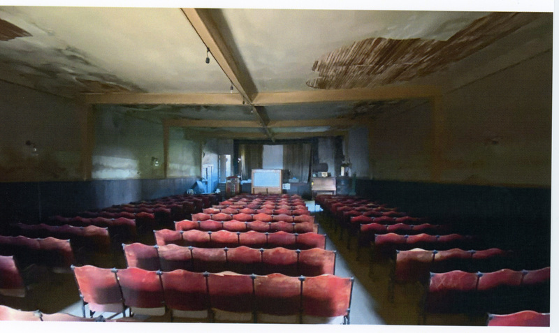 Photograrph of the interior of the Opera House in Bovill.