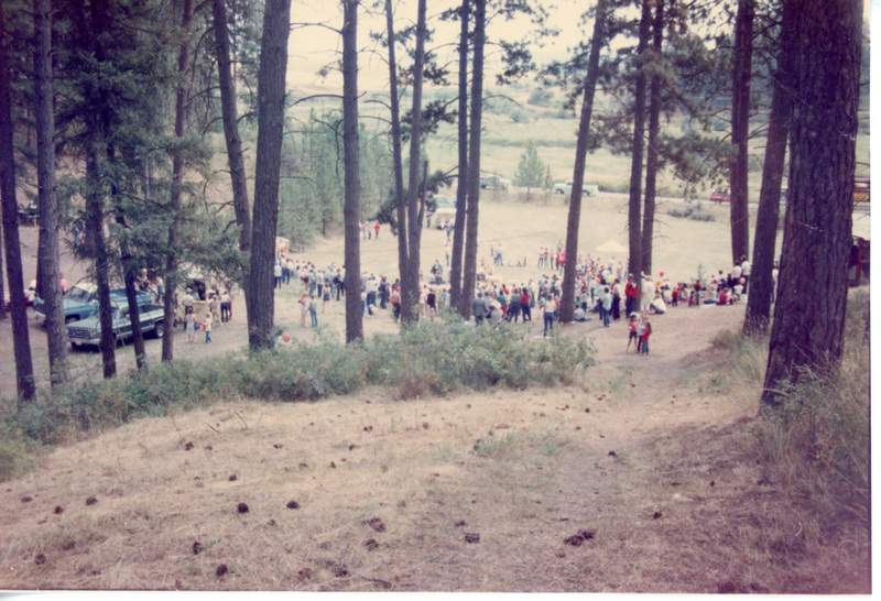 Photograph of Potlatch Days in Lions Park.