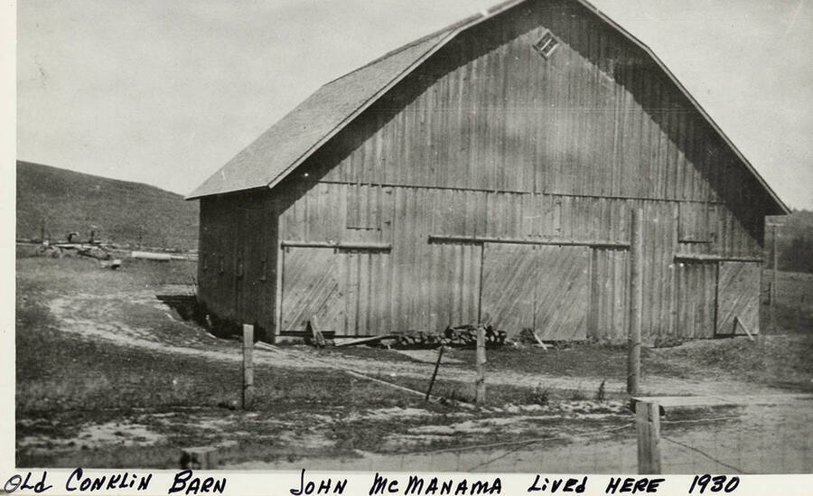 An exterior view of the Old Conklin Barn. John McMana