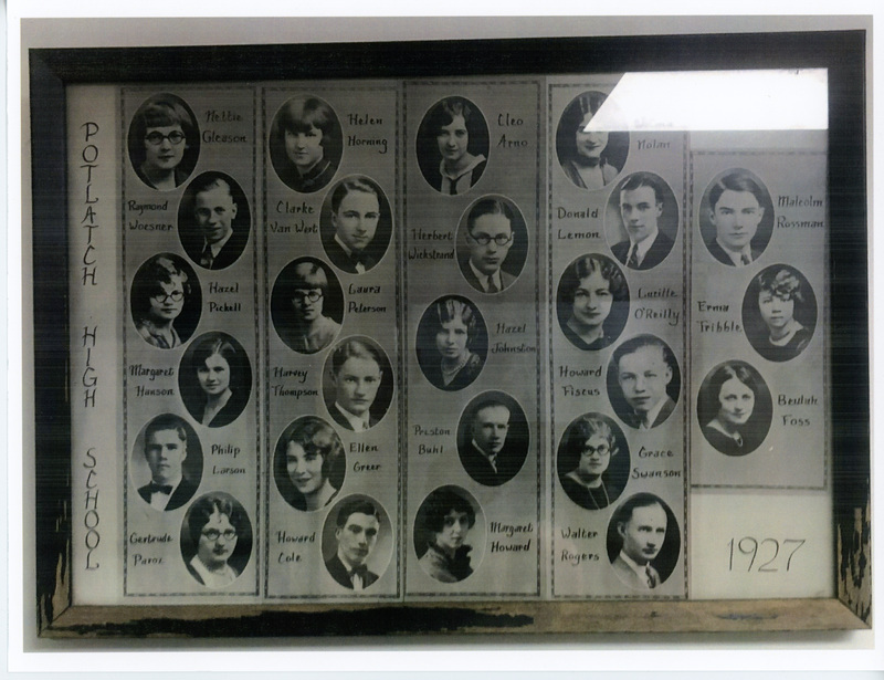 Photograph of Potlatch High School. Class of 1927.