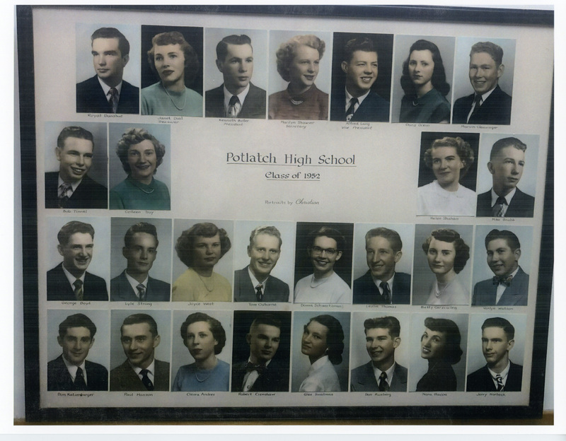 Photograph of Potlatch High School. Class of 1951.