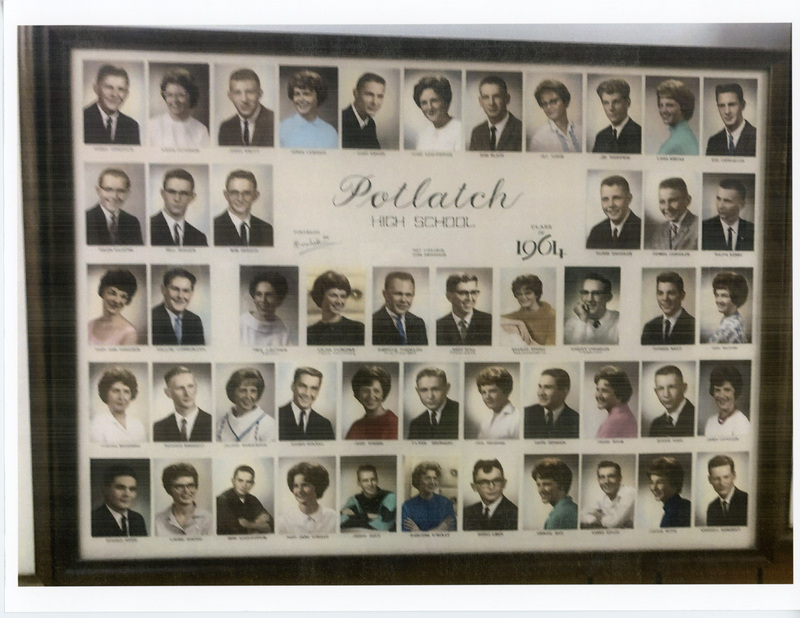 Photograph of Potlatch High School. Class of 1963.