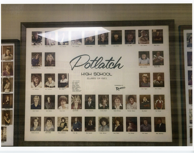 Photograph of Potlatch High School. Class of 1982.