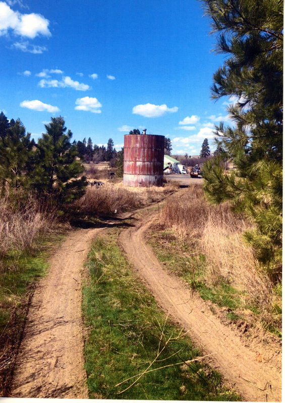 Photograph of the water tower at Kennedy Ford