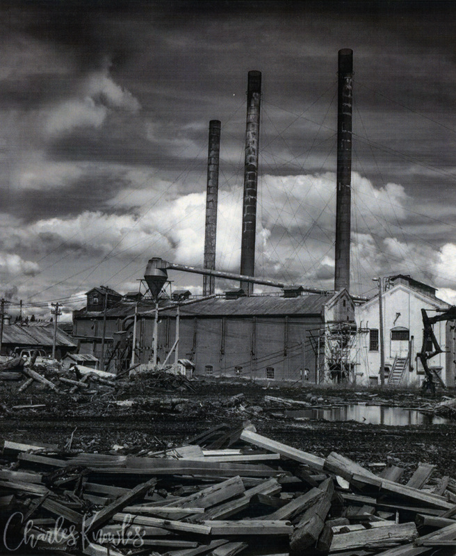 Photograph of the Potlatch Mill at closing in 1981.