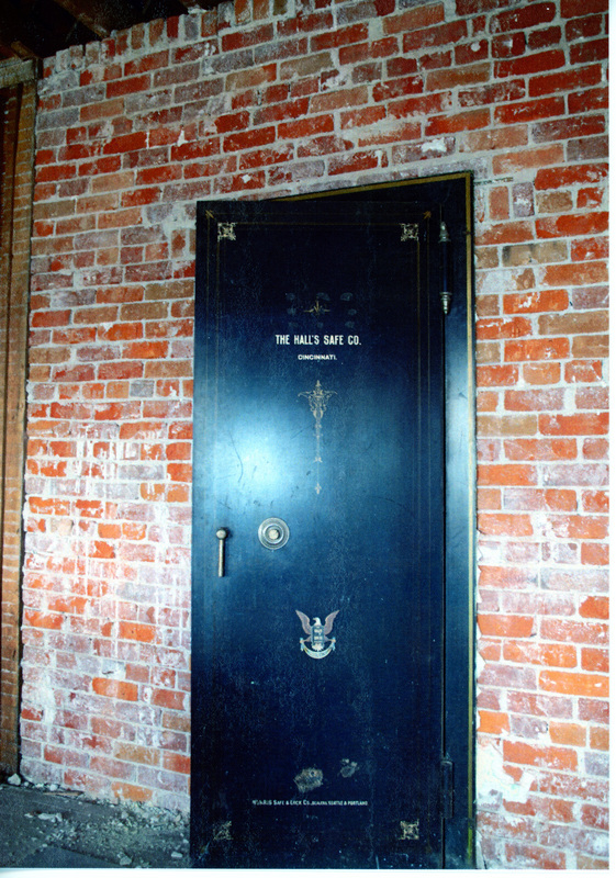 Photograph of the vault on the 2nd floor of the WI&M Depot.