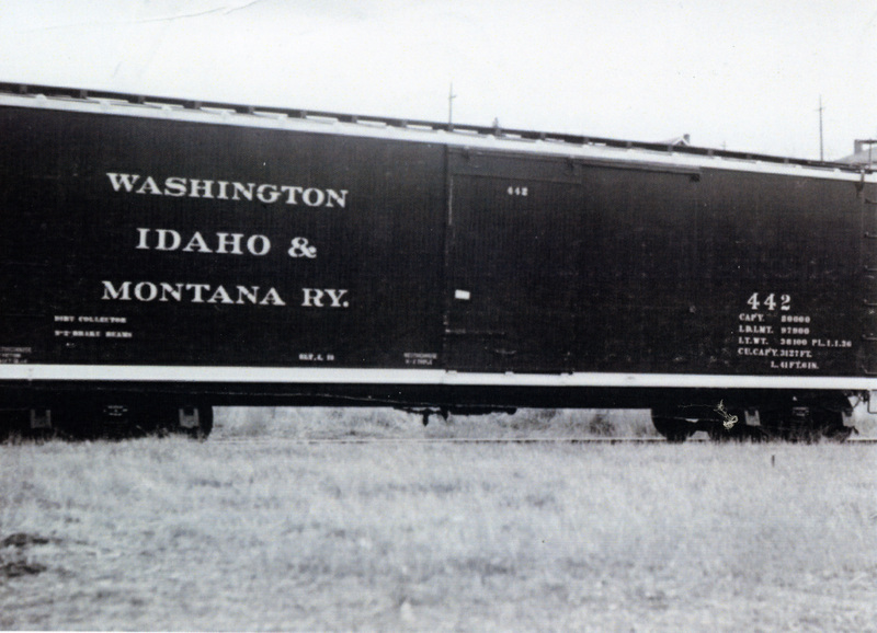 Photograph of WI&M Railway Boxcar #442.