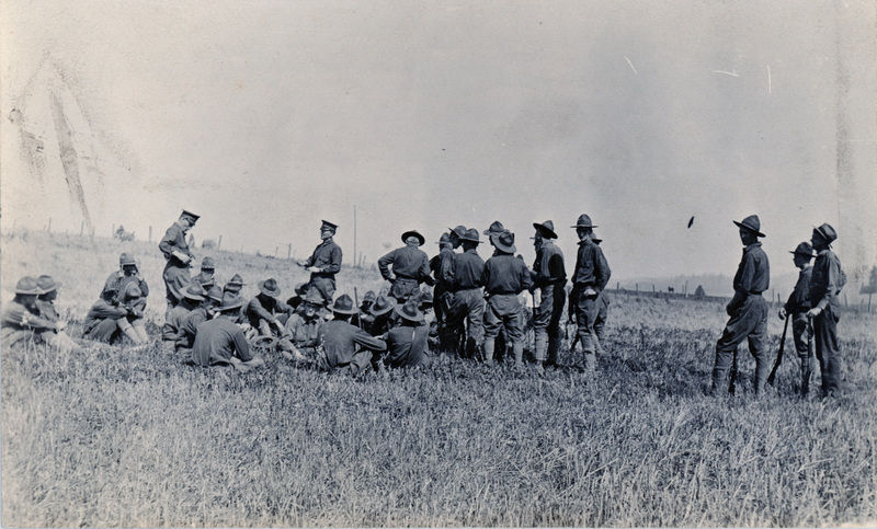 Photograph of Potlatch Home Guard, World War I.