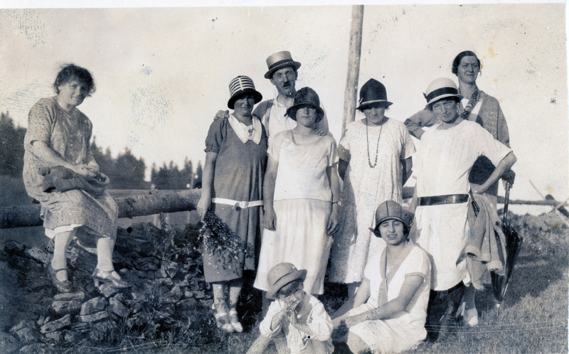 Photograph of ladies of Potlatch.