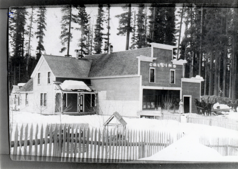 Photograph of Sam Frei home and hotel in Collins
