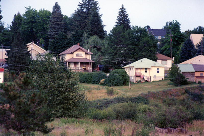 Photograph of homes in Potlatch.