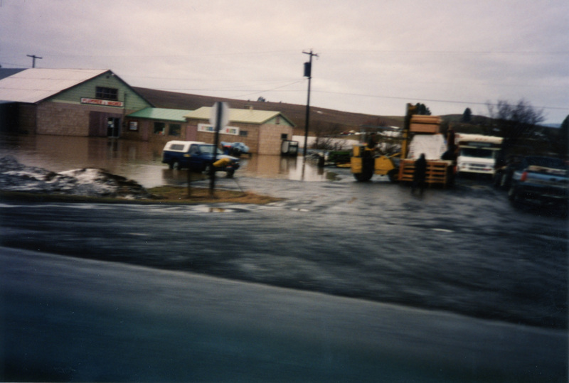 Photograph of flood at the Potlatch Y.