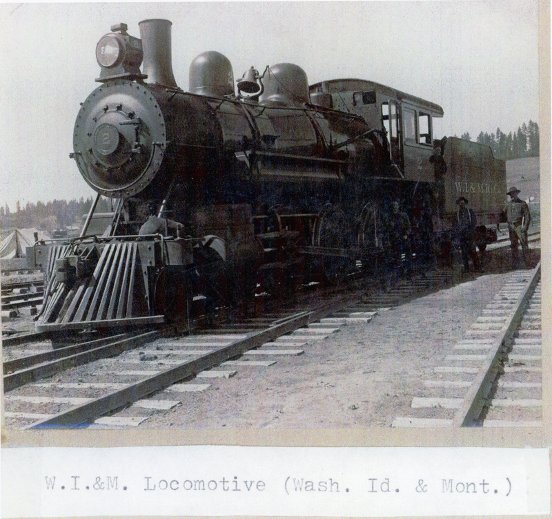 Photograph of WI&M Railway Locomotive #2.