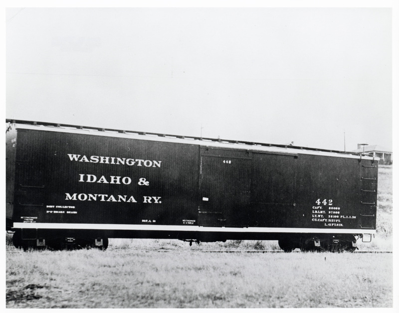 Photograph of WI&M Railway Boxcar #442.