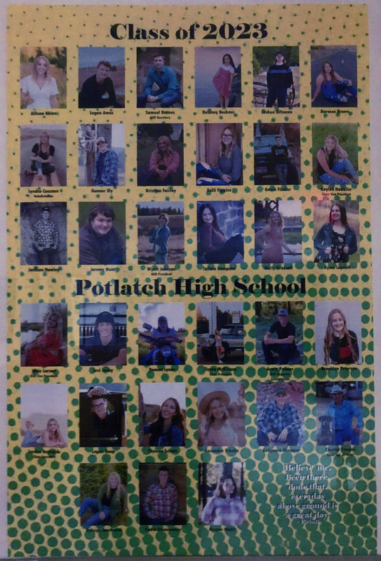 Photograph of Potlatch High School. Class of 2023.