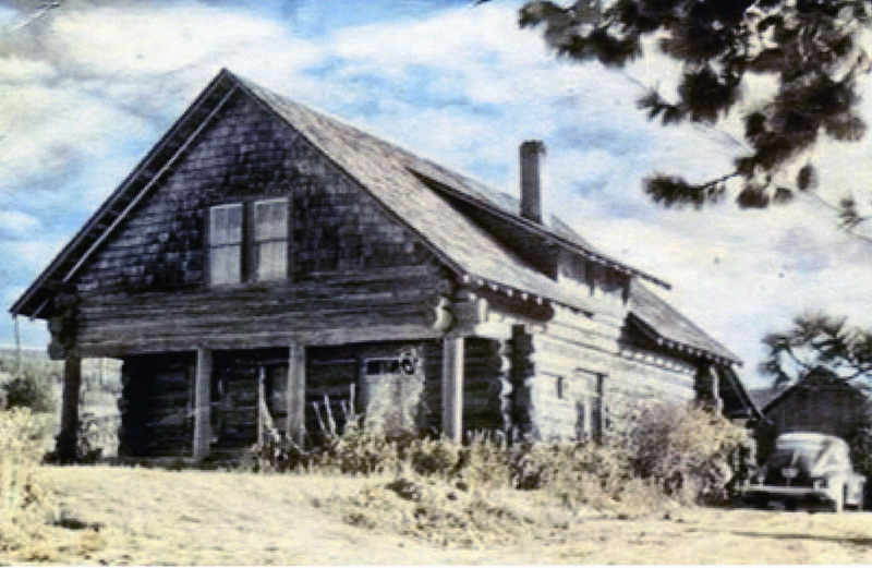 Photograph of the Francis & Emily Larson home on Rock Creek.