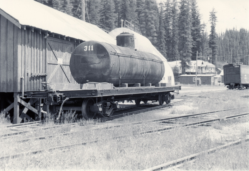Photograph of tank car 311 at Headquarters.