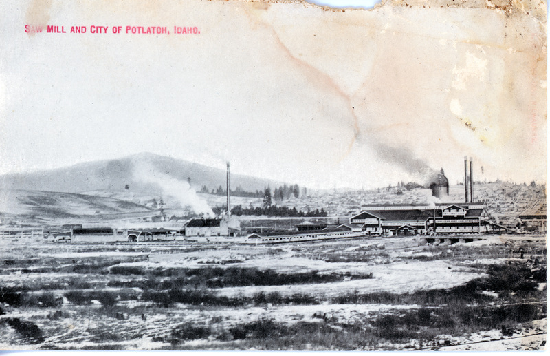 Postcard of the Potlatch Mill.