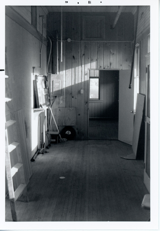 Photograph of an interior office at the WI&M Depot.