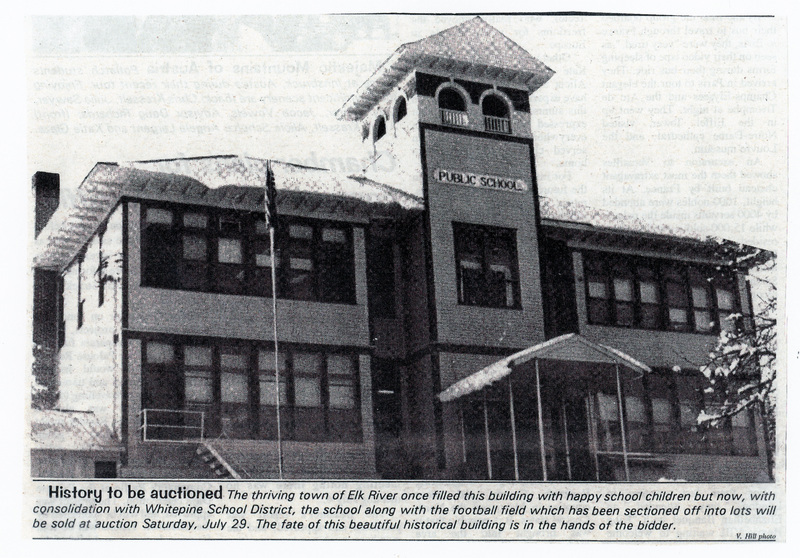 Photograph of the Elk River School.
