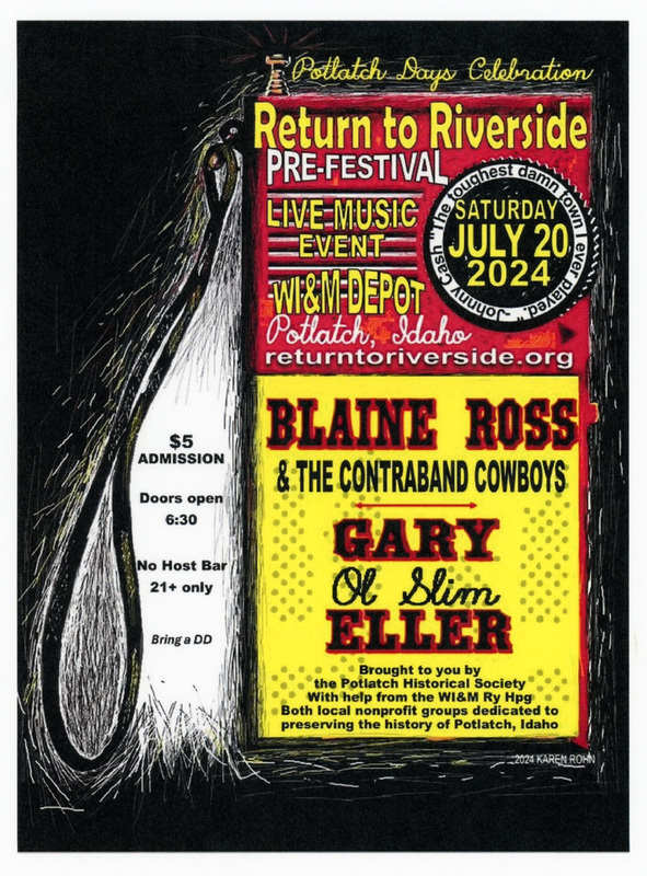 Poster for Return to Riverside Pre-Festival Event.