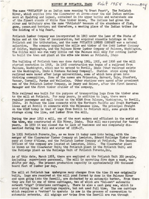 A brief summary of the history of Potlatch from 1958.