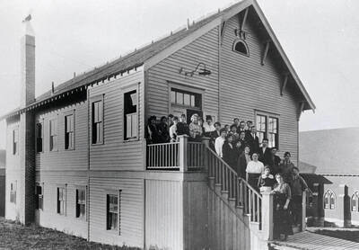 Potlatch High School where Dwight and Cleora Strong attended.