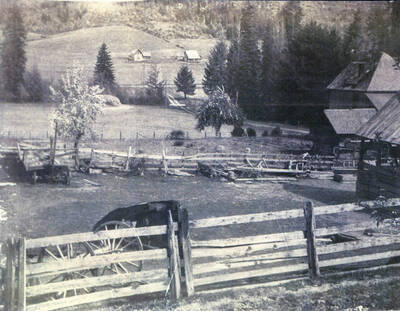 View of the Katzenberger Place looking east toward the Gibbs Place.